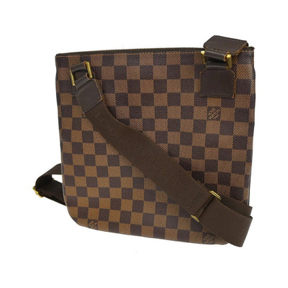 Louis Vuitton Bosphore Pochette Damier, Brown, Canvas, Shoulder Bag