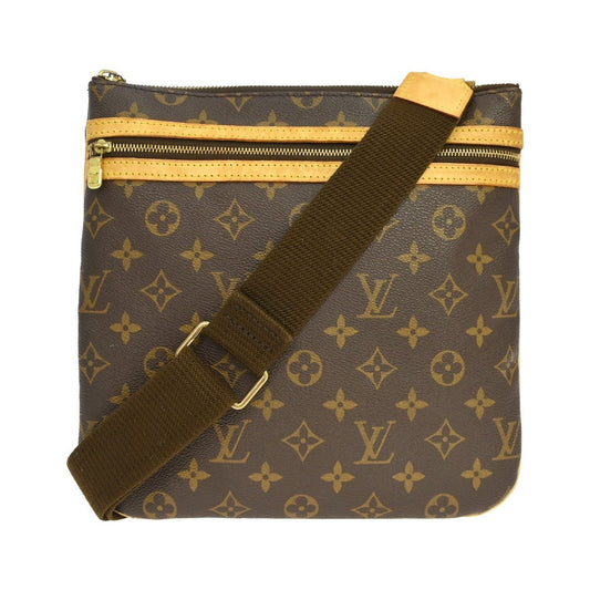 Louis Vuitton Bosphore Pochette Monogram Canvas, Brown, Canvas, Clutch