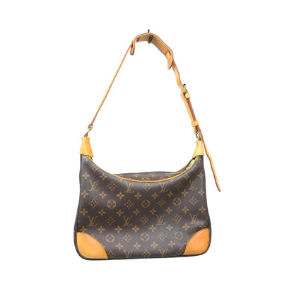Louis Vuitton Boulogne Monogram, Brown, Canvas, Shoulder Bag