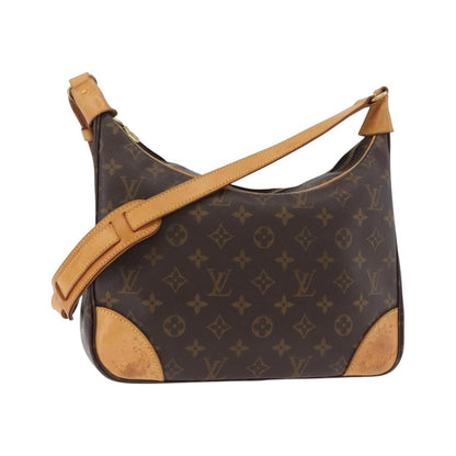Louis Vuitton Boulogne Monogram Canvas, Brown, Canvas, Handbag