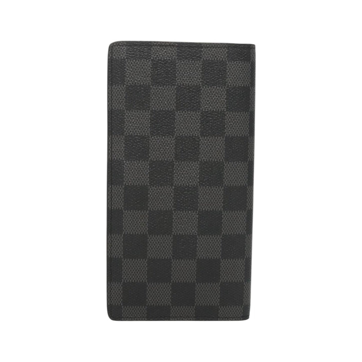 Louis Vuitton Brazza Long Bifold Damier, Gray, Canvas, Wallet