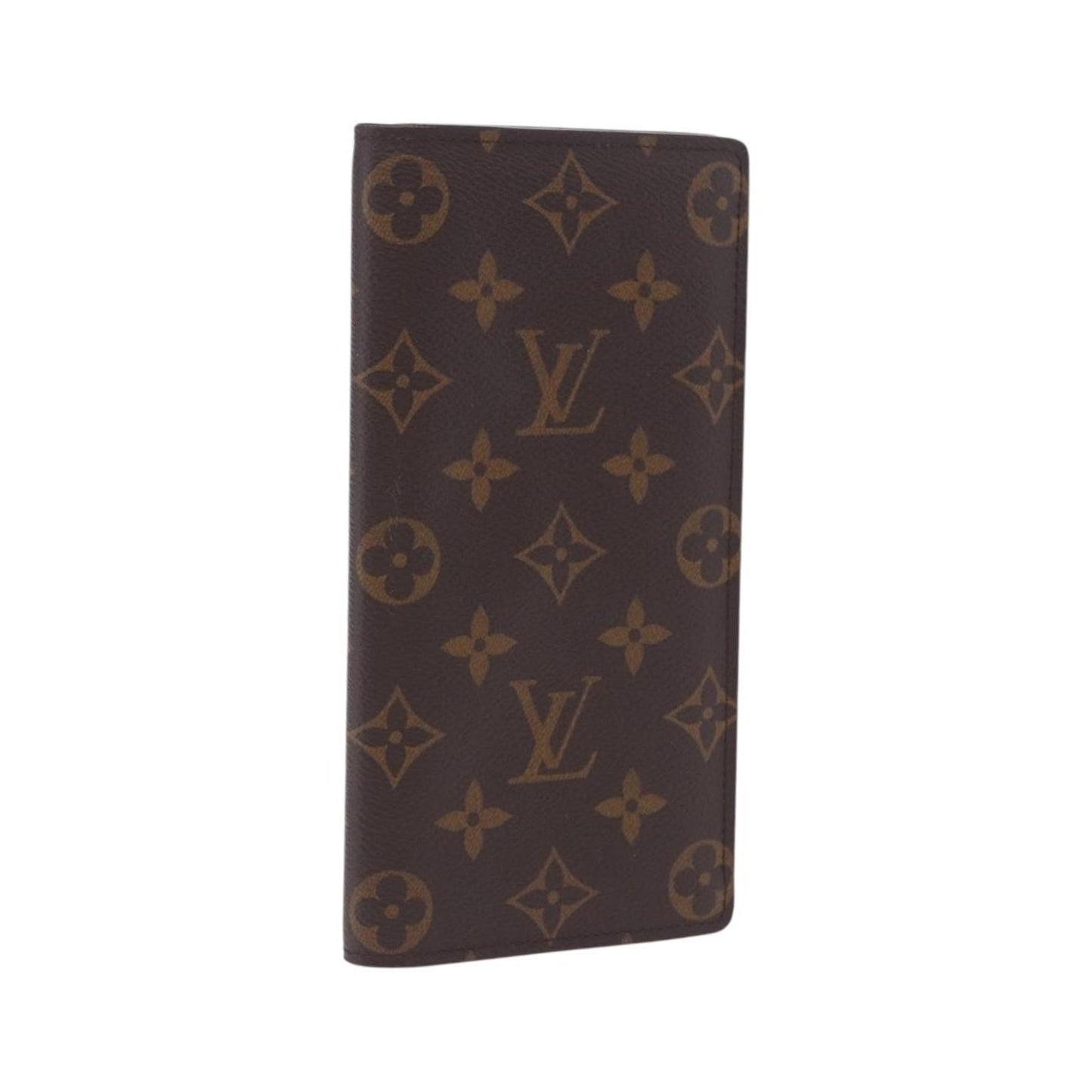 Louis Vuitton Brazza Monogram Canvas, Brown, Canvas, Wallet