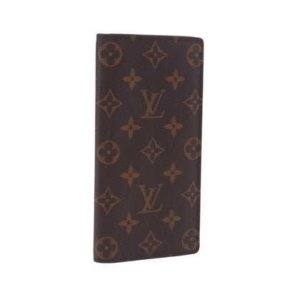 Louis Vuitton Brazza Monogram Canvas, Brown, Canvas, Wallet