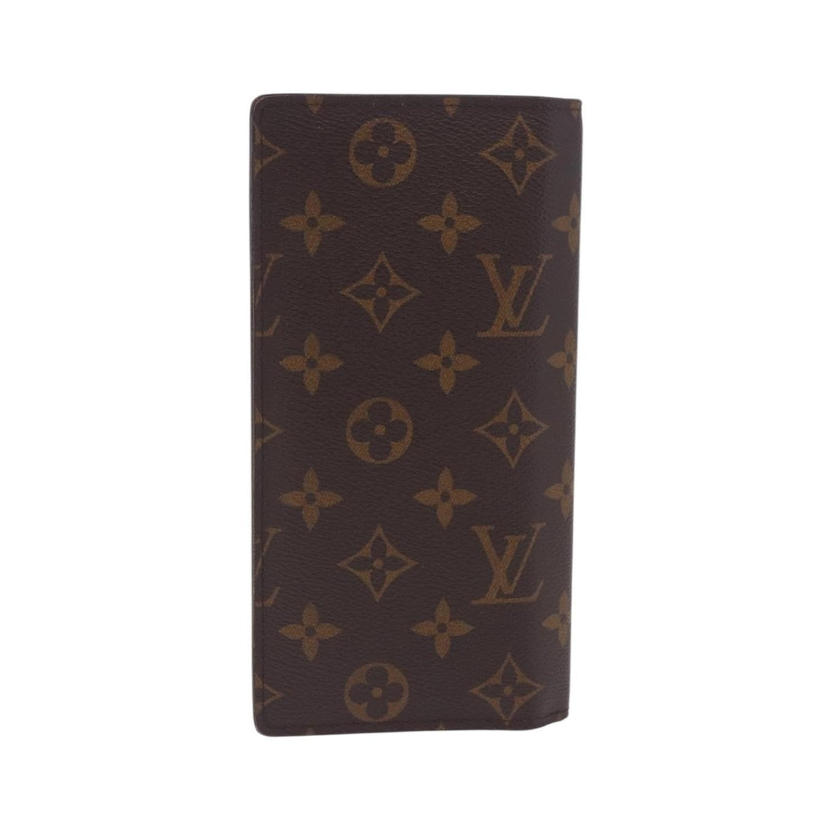 Louis Vuitton Brazza Monogram Canvas, Brown, Canvas, Wallet