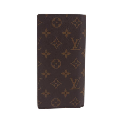 Louis Vuitton Brazza Monogram Canvas, Brown, Canvas, Wallet