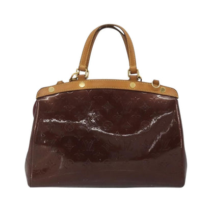 Louis Vuitton Brea Monogram Vernis, Burgundy, Patent Leather, Handbag