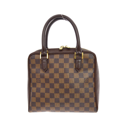Louis Vuitton Brera Damier Ebene, Brown, Canvas, Handbag