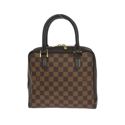 Louis Vuitton Brera Damier Ebene, Brown, Canvas, Handbag