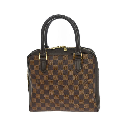 Louis Vuitton Brera Damier Ebene, Brown, Canvas, Handbag