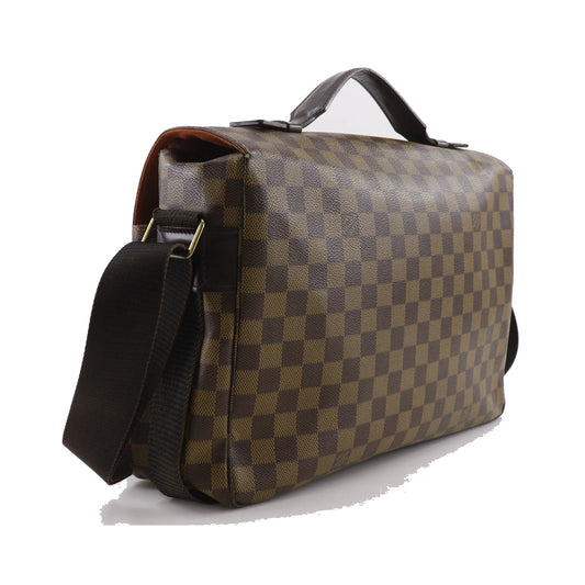 Louis Vuitton Broadway Damier, Brown, Canvas, Shoulder Bag
