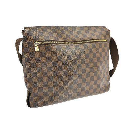 Louis Vuitton Brooklyn Damier, Brown, Canvas, Handbag