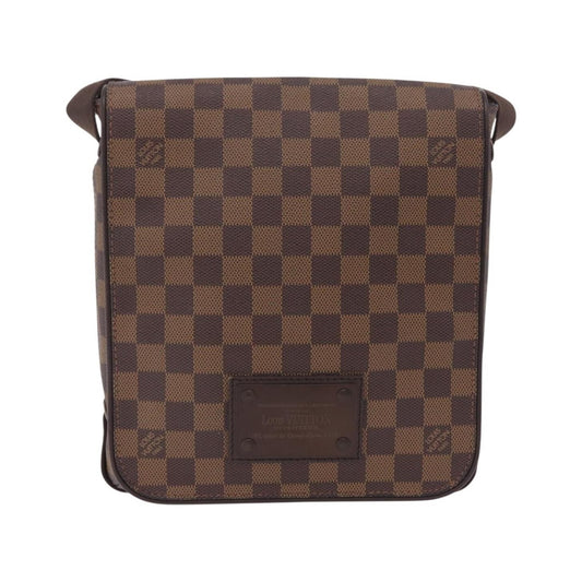 Louis Vuitton Brooklyn Damier, Brown, Canvas, Shoulder Bag