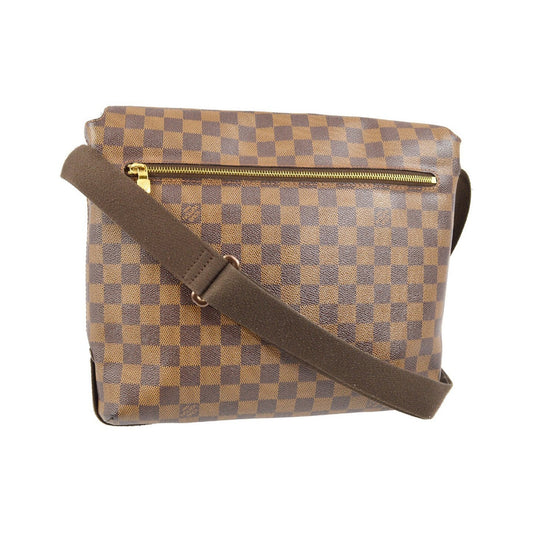 Louis Vuitton Brooklyn Damier Ebene, Brown, Canvas, Shoulder Bag