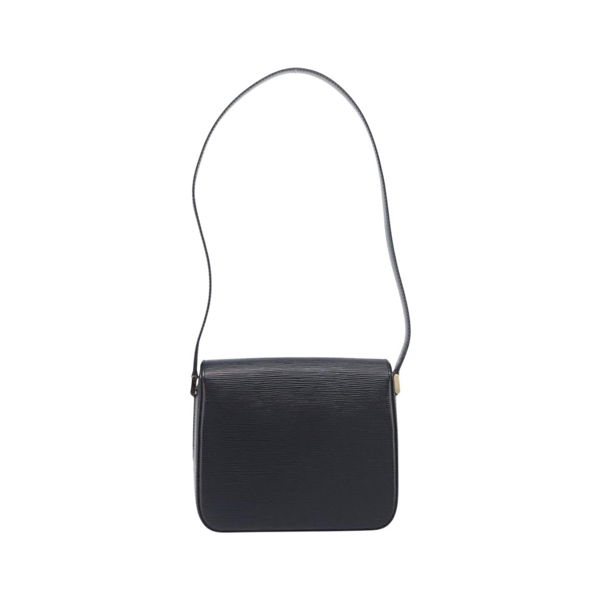 Louis Vuitton Buci Epi Leather, Black, Leather, Handbag