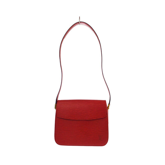 Louis Vuitton Buci Epi Leather, Red, Leather, Handbag