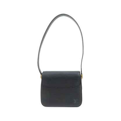 Louis Vuitton Buci Epi Leather, Black, Leather, Handbag
