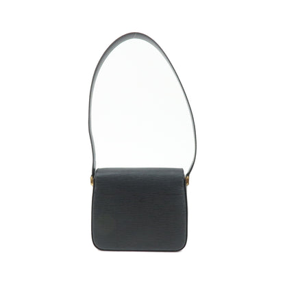 Louis Vuitton Buci Epi Leather, Black, Leather, Handbag