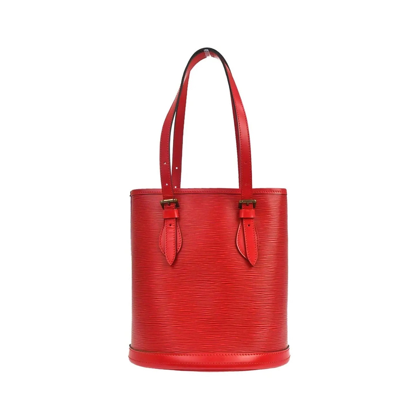 Louis Vuitton Bucket Epi Leather, Red, Leather, Tote Bag