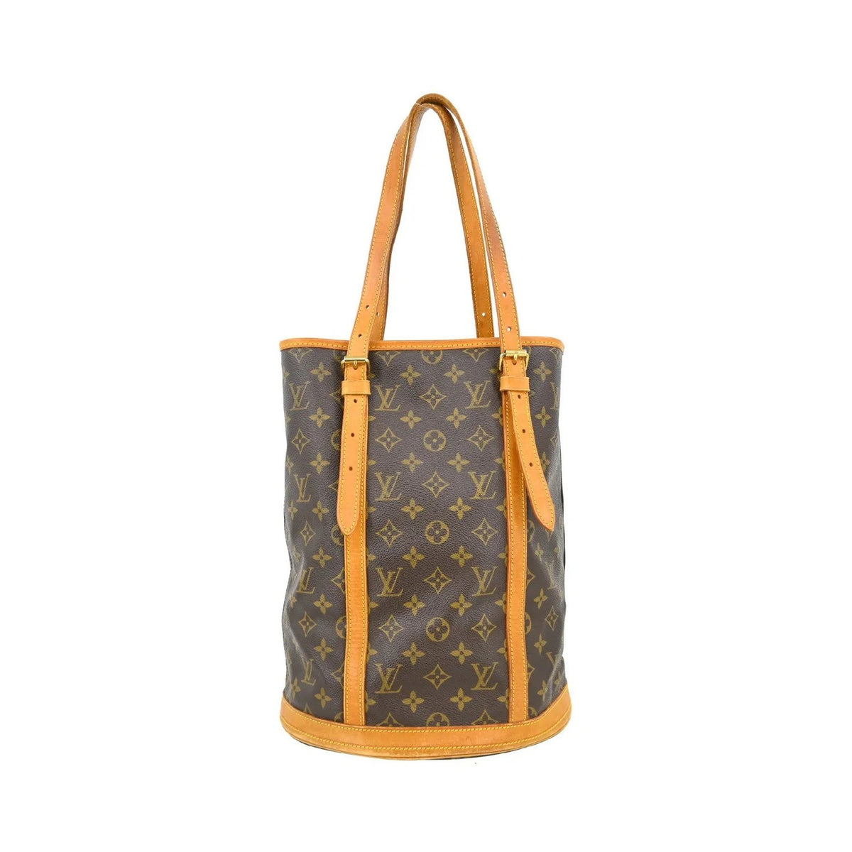 Louis Vuitton Bucket Monogram Canvas, Brown, Canvas, Tote Bag