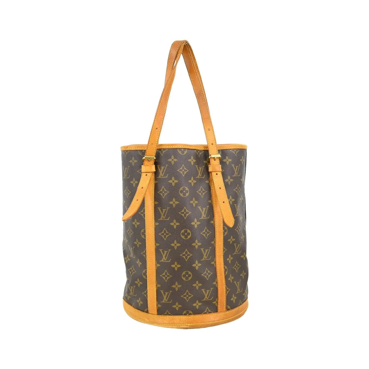 Louis Vuitton Bucket Monogram Canvas, Brown, Canvas, Tote Bag