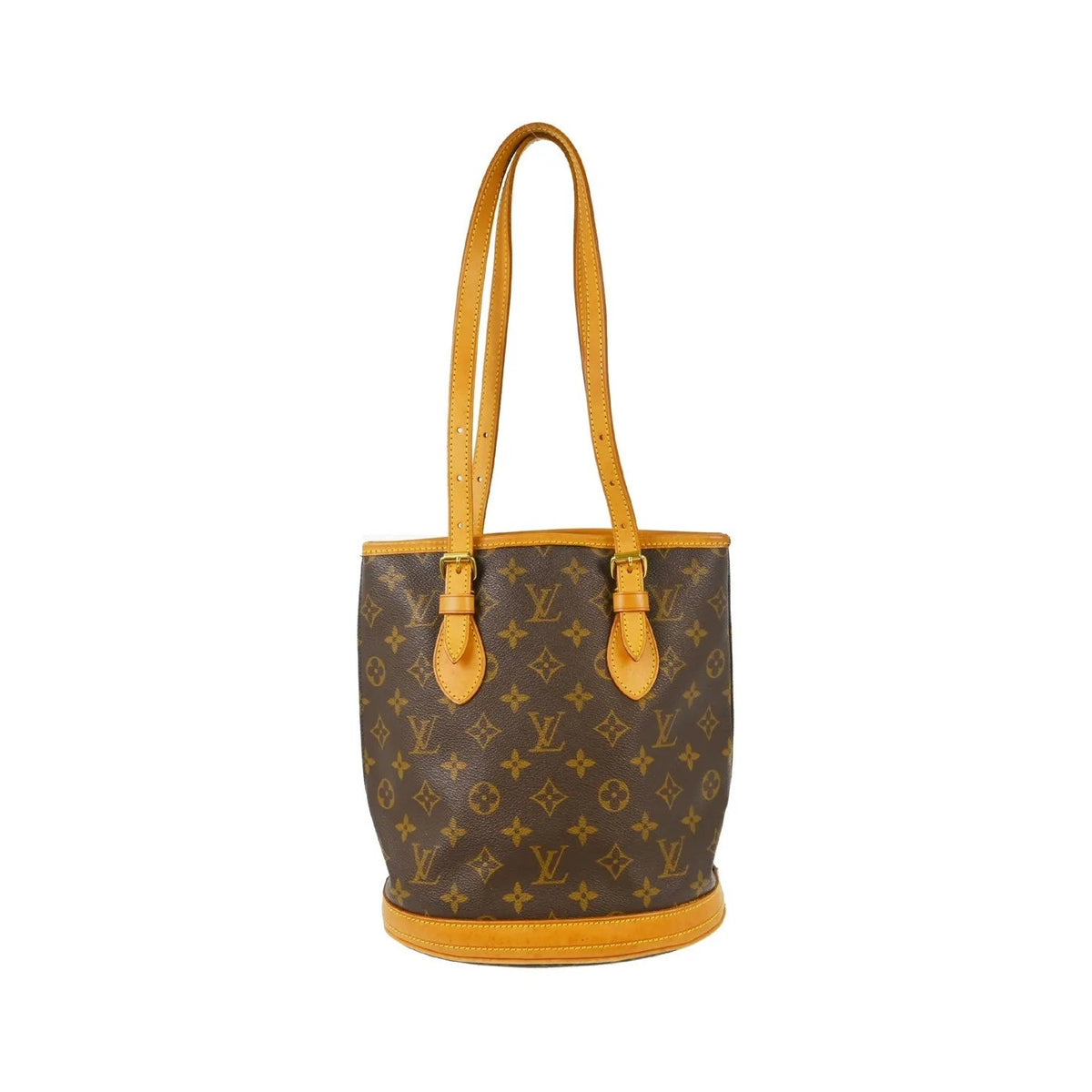 Louis Vuitton Bucket Monogram Canvas, Brown, Canvas, Tote Bag