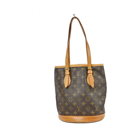 Louis Vuitton Bucket Monogram Canvas, Brown, Canvas, Tote Bag