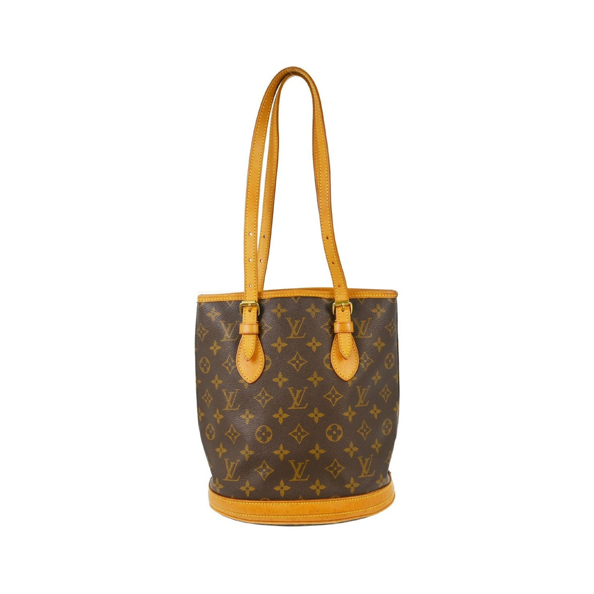 Louis Vuitton Bucket Monogram Canvas, Brown, Canvas, Tote Bag