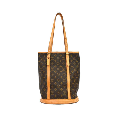 Louis Vuitton Bucket Monogram Canvas, Brown, Canvas, Handbag
