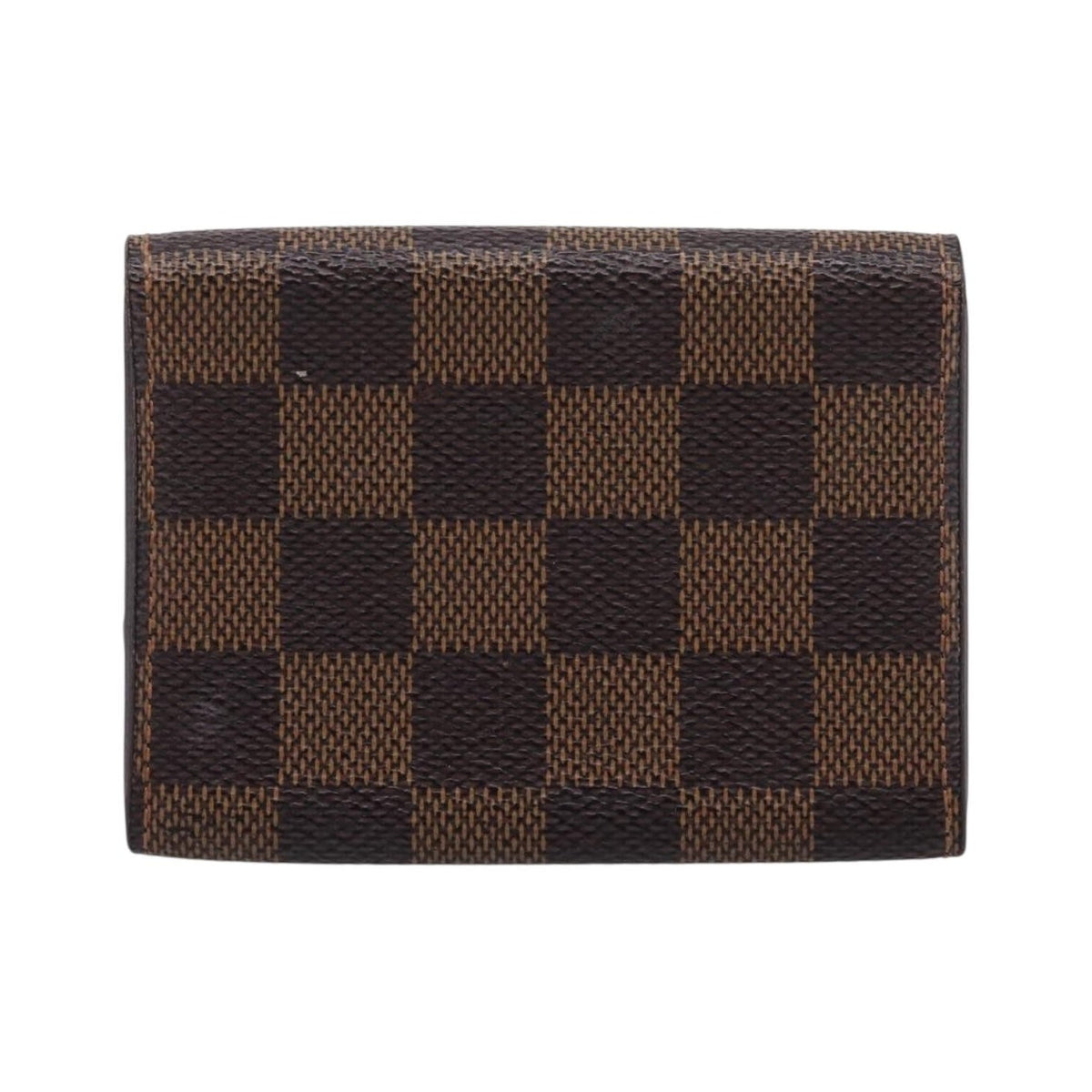Louis Vuitton Business Card Case Damier, Brown, Canvas, Card Holder