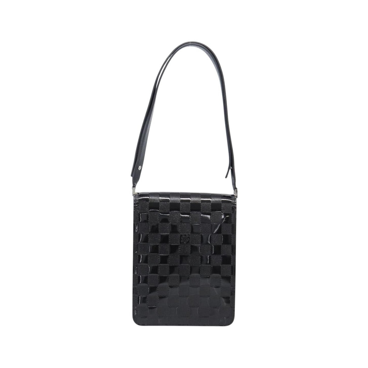 Louis Vuitton Cabaret Club Damier Vernis, Black, Patent Leather, Handbag
