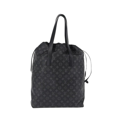 Louis Vuitton Cabas Light Drawstring Monogram Eclipse Canvas, Black, Canvas, Tote Bag
