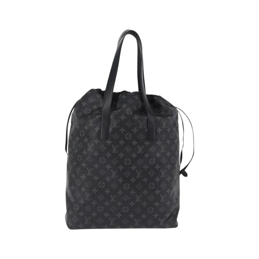 Louis Vuitton Cabas Light Drawstring Monogram Eclipse Canvas, Black, Canvas, Tote Bag