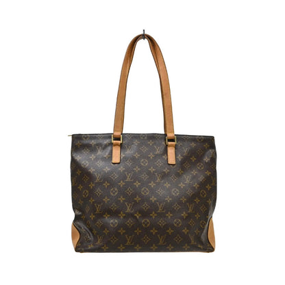 Louis Vuitton Cabas Mezzo Monogram Canvas, Brown, Canvas, Tote Bag