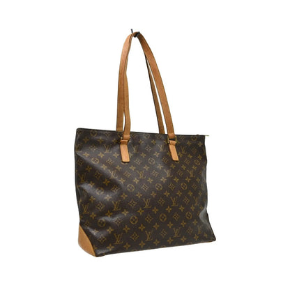 Louis Vuitton Cabas Mezzo Monogram Canvas, Brown, Canvas, Tote Bag