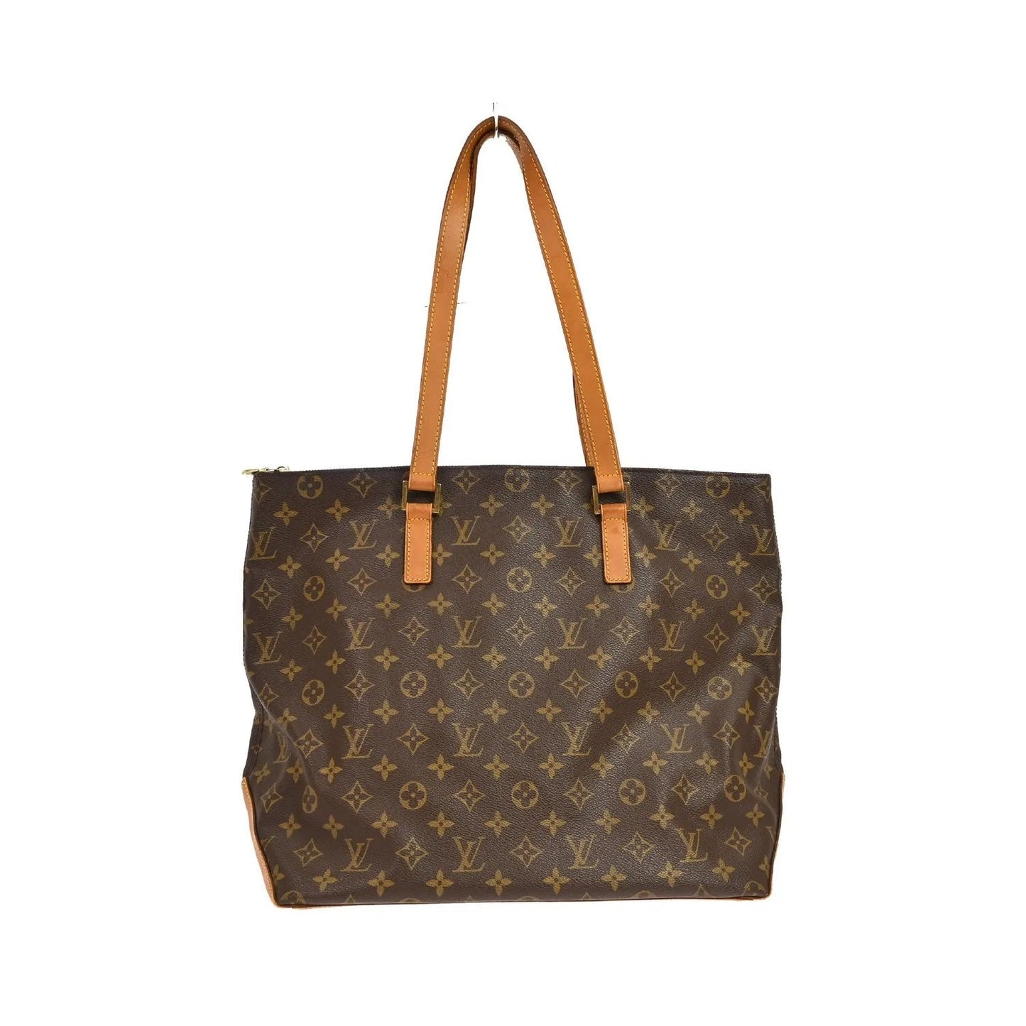 Louis Vuitton Cabas Mezzo Monogram Canvas, Brown, Canvas, Shoulder Bag