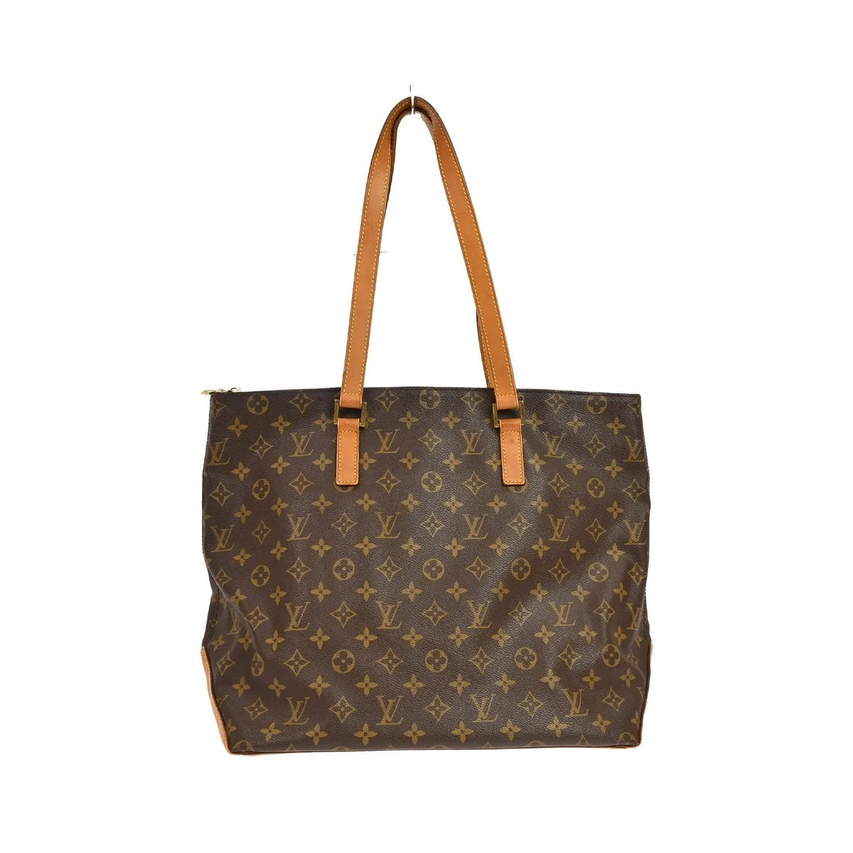 Louis Vuitton Cabas Mezzo Monogram Canvas, Brown, Canvas, Shoulder Bag