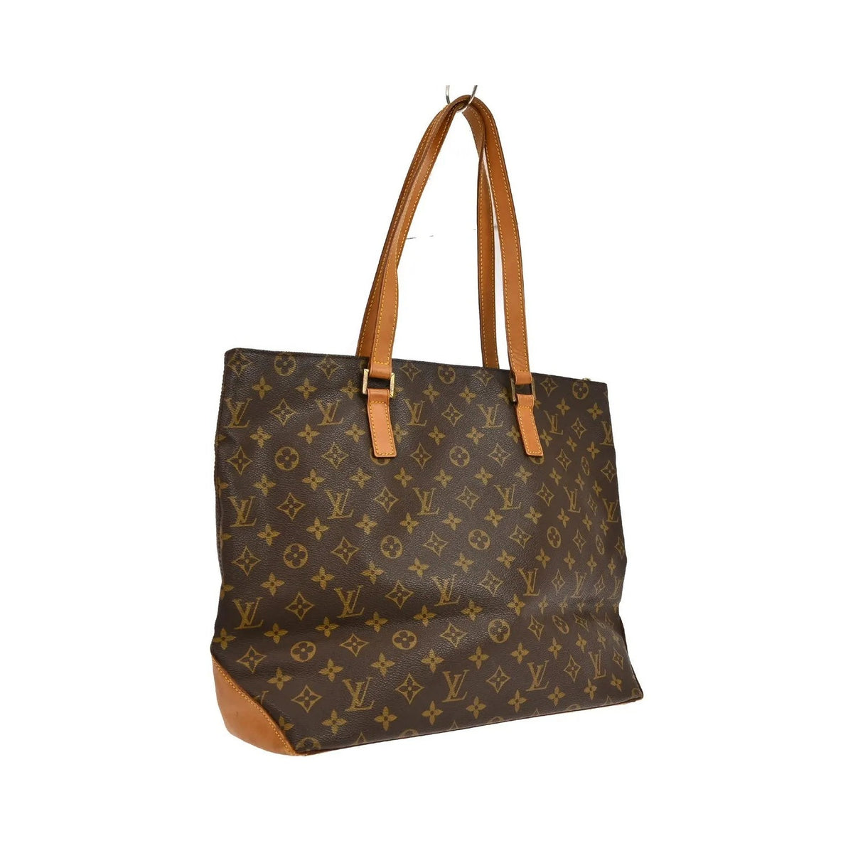 Louis Vuitton Cabas Mezzo Monogram Canvas, Brown, Canvas, Shoulder Bag