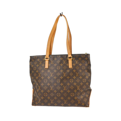Louis Vuitton Cabas Mezzo Monogram Canvas, Brown, Canvas, Shoulder Bag