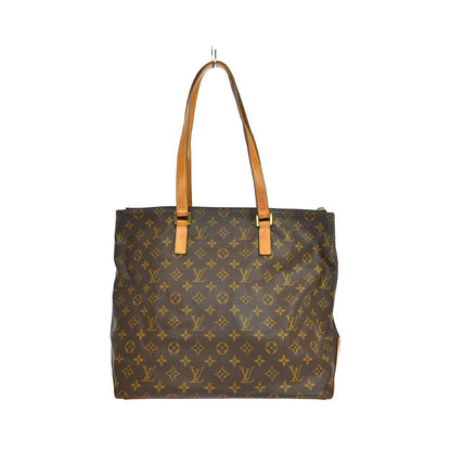 Louis Vuitton Cabas Mezzo Monogram Canvas, Brown, Canvas, Shoulder Bag