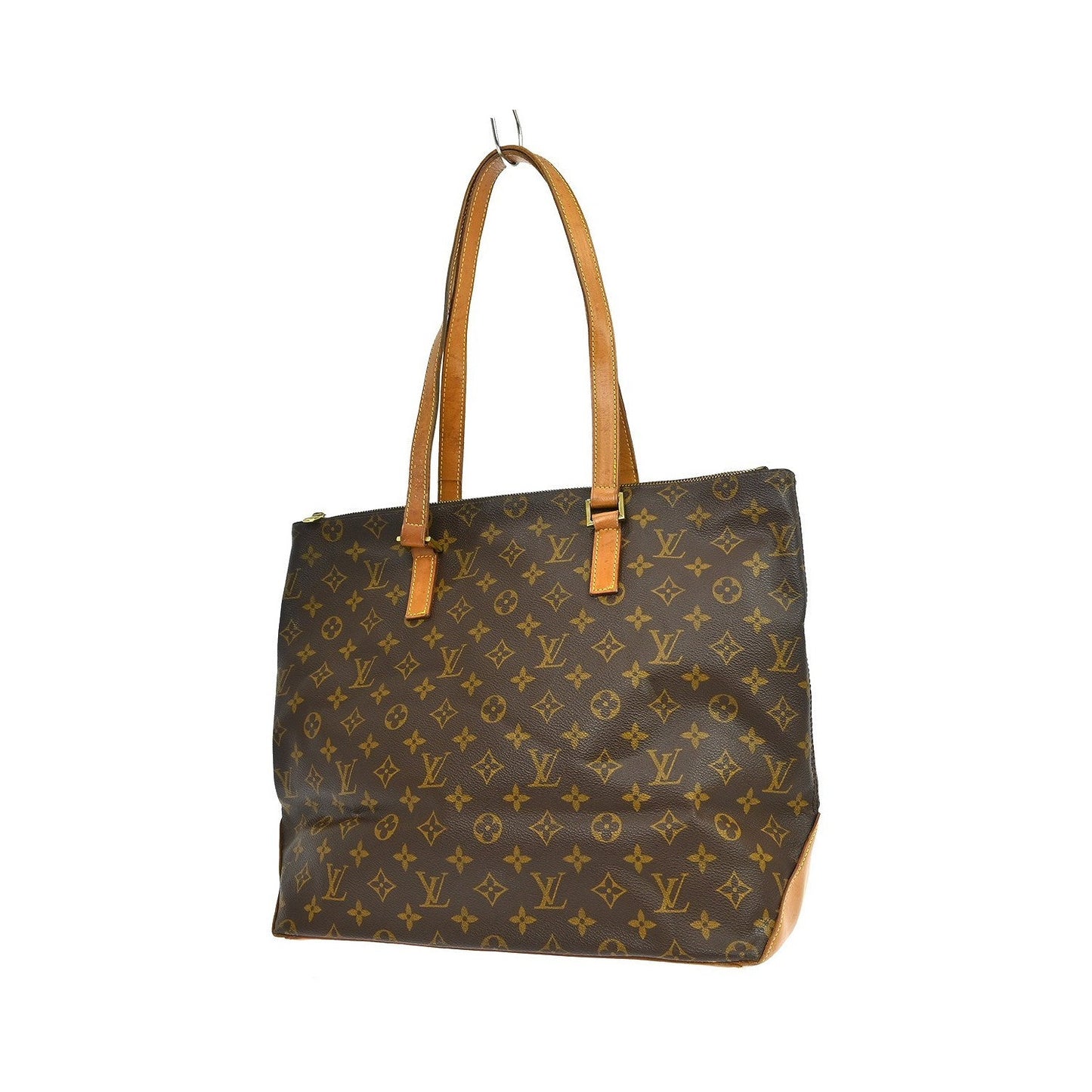 Louis Vuitton Cabas Mezzo Monogram Canvas, Brown, Canvas, Shoulder Bag