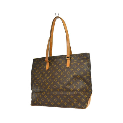 Louis Vuitton Cabas Mezzo Monogram Canvas, Brown, Canvas, Shoulder Bag