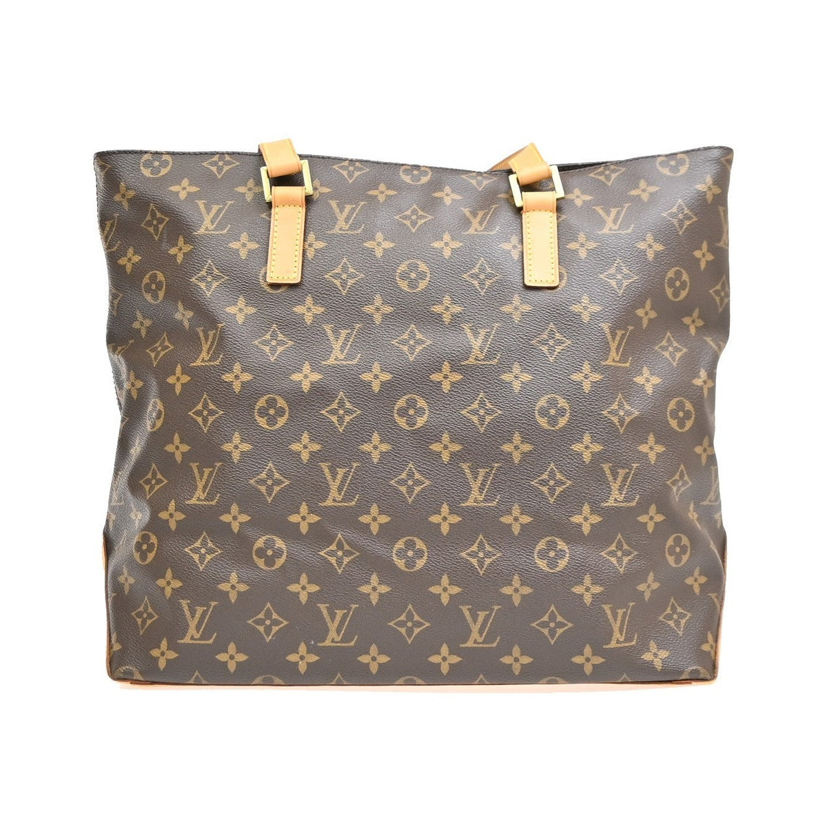 Louis Vuitton Cabas Mezzo Monogram Canvas, Brown, Canvas, Tote Bag