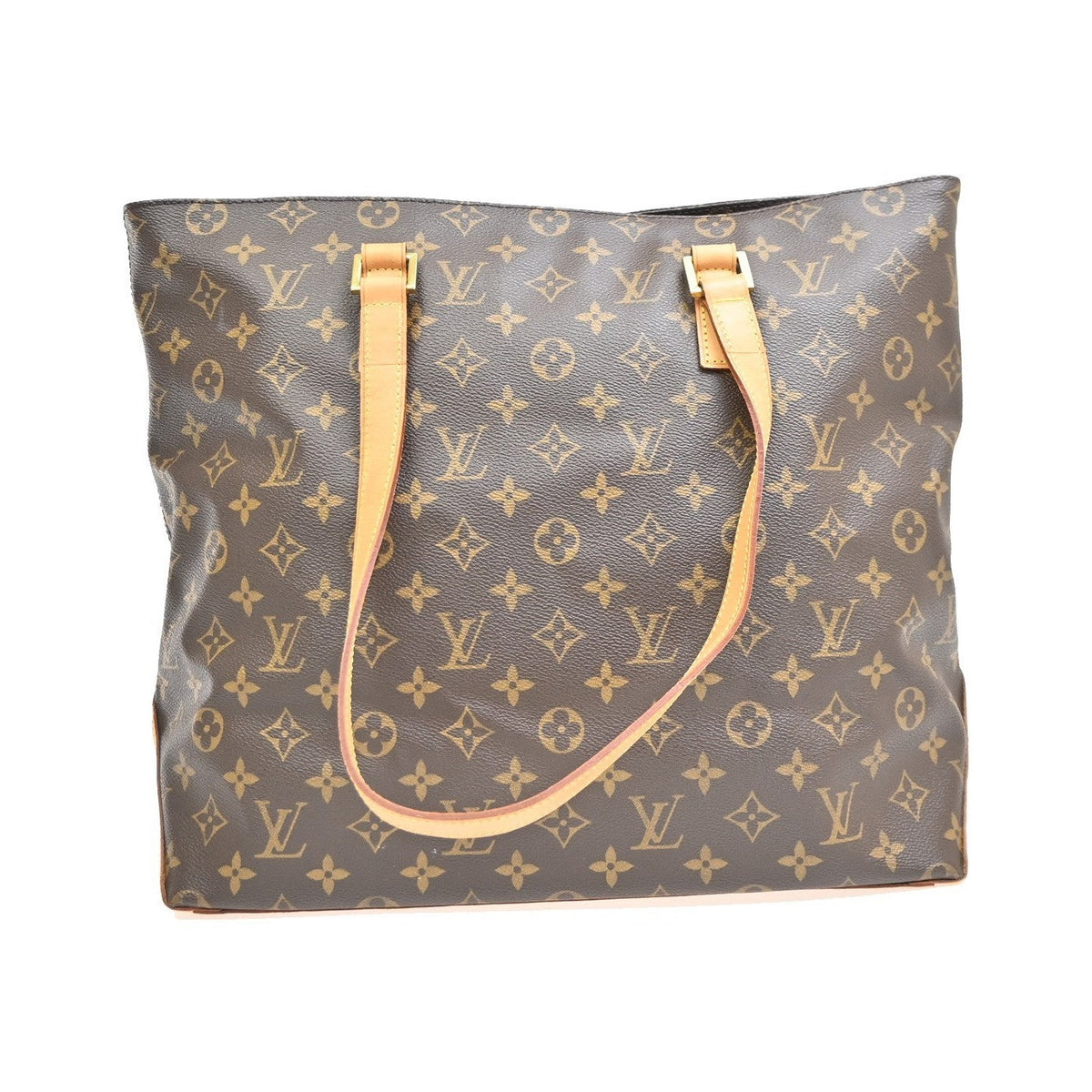 Louis Vuitton Cabas Mezzo Monogram Canvas, Brown, Canvas, Tote Bag