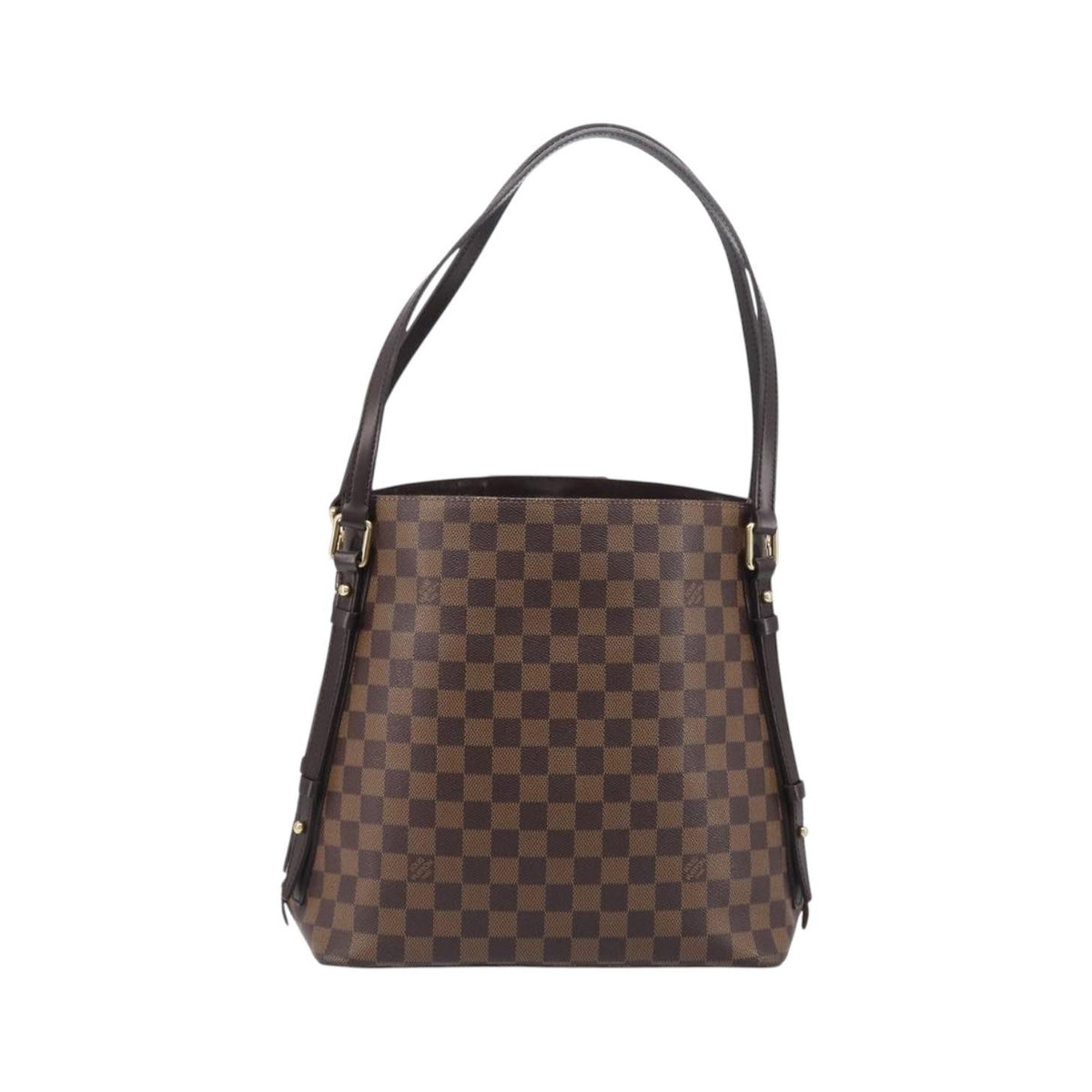 Louis Vuitton Cabas Rivington Damier, Brown, Canvas, Tote Bag