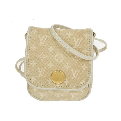 Louis Vuitton Cancun Pochette Monogram Mini Canvas, Beige, Canvas, Clutch