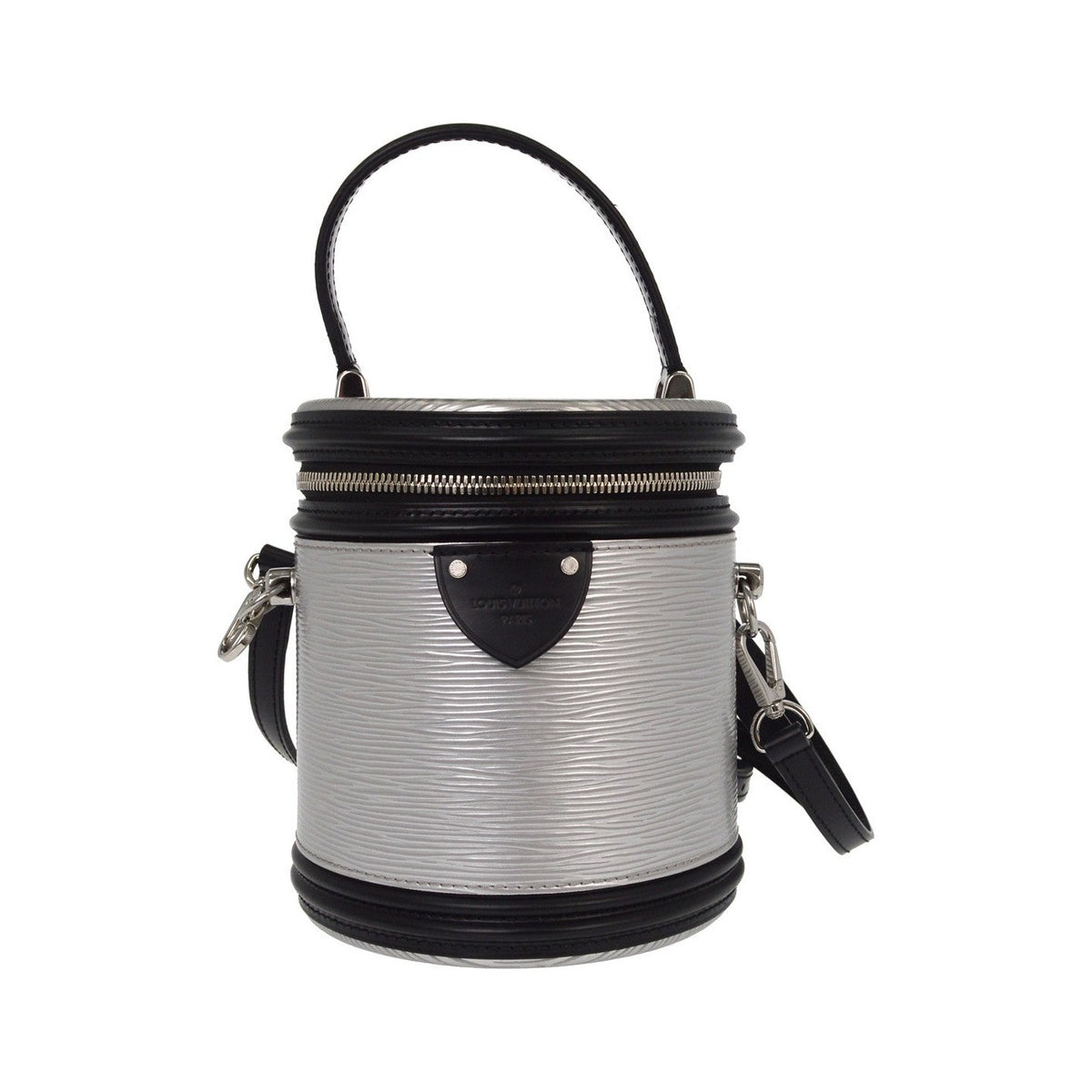 Louis Vuitton Cannes Epi Leather, Silver, Leather, Handbag