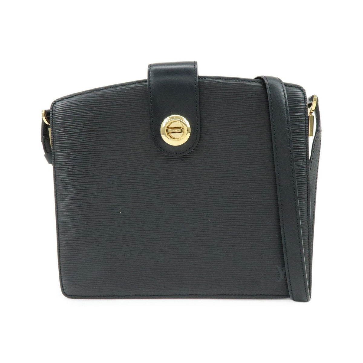 Louis Vuitton Capucines Epi Leather, Black, Leather, Handbag