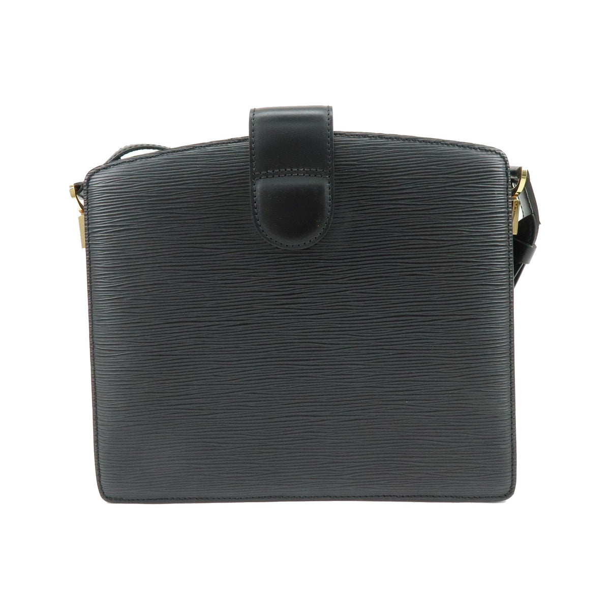 Louis Vuitton Capucines Epi Leather, Black, Leather, Handbag