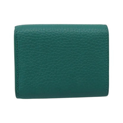 Louis Vuitton Capucines Leather, Green, Leather, Wallet