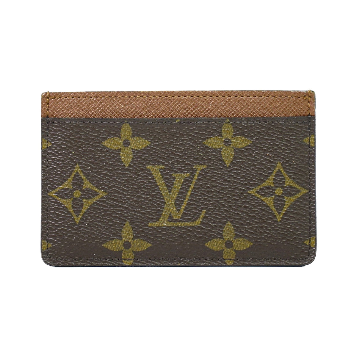 Louis Vuitton Card Holder Reverse Monogram Canvas, Brown, Canvas, Card Holder
